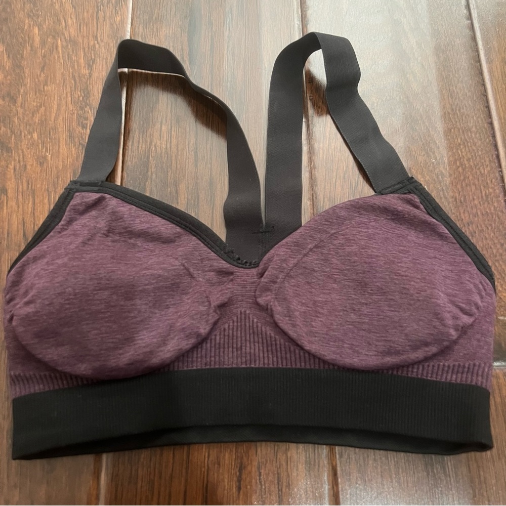 Lululemon purple sports bra.